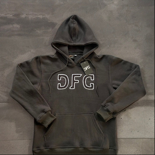 DFG black chenille tracksuit